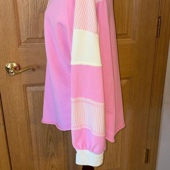 New In Pink Carla Oversized Sweater Top Large - Picture 5 of 8